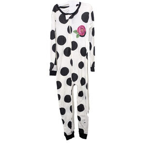 Lot of 2 Lamaze Organic One Piece Footless Sleepers 4T Watermelon Black Dots